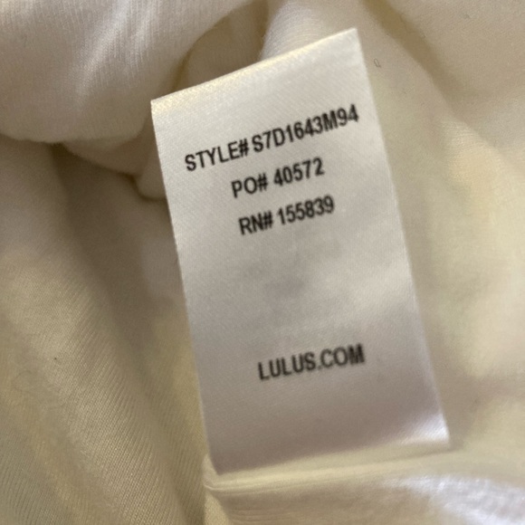 Lulus small white bodycon mini skirt soft stretchy elastic waist S7D1643M94 - Picture 5 of 6